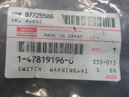Isuzu FRR Genuine Brake Master Cylinder Air Warning Switch New Part