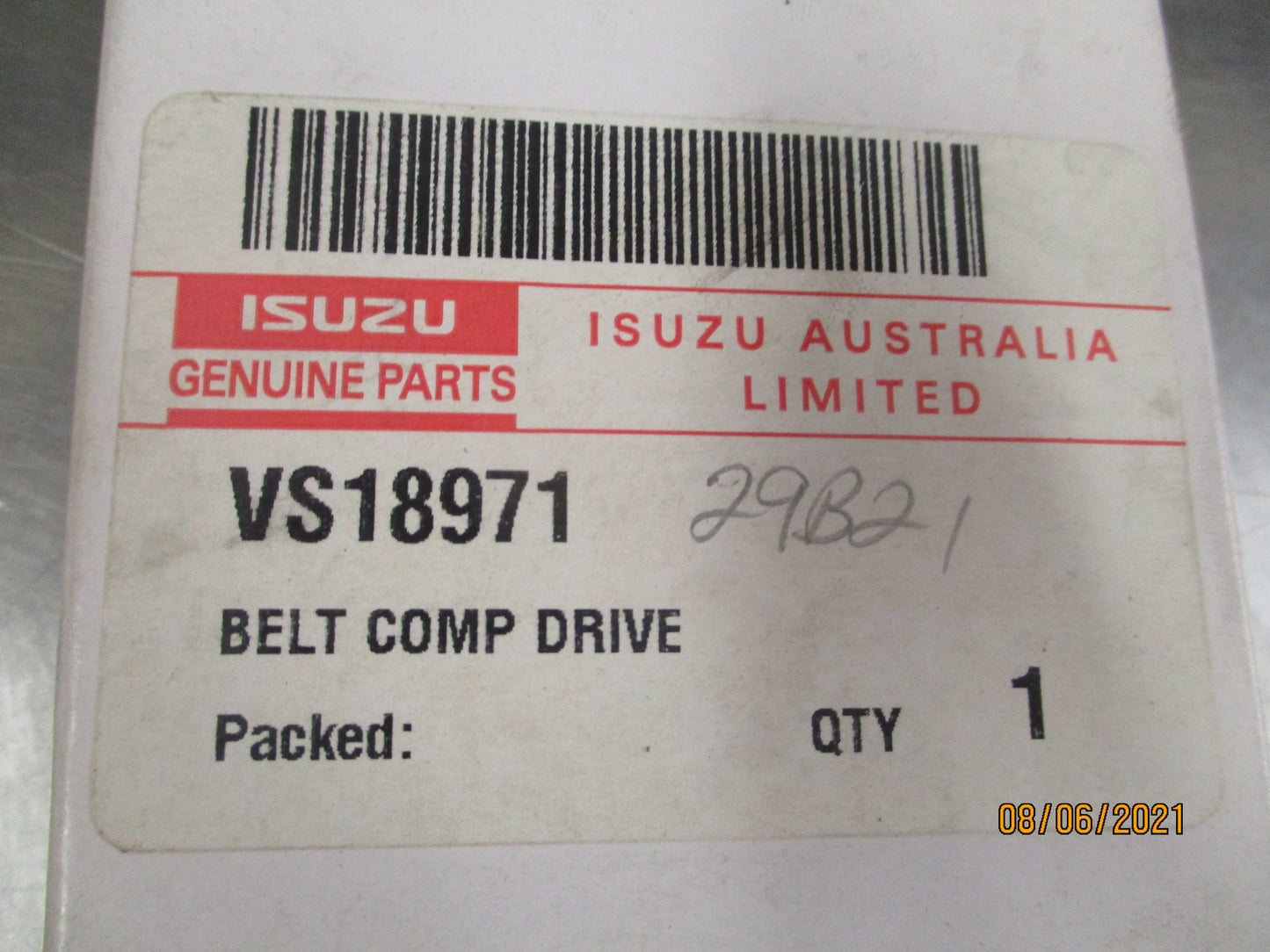 Isuzu Various Models Genuine Belt New Part