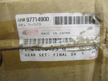 Isuzu F Series Genuine Final Drive Gear ASM New Part