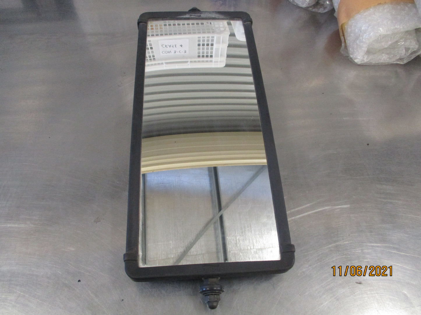 Truck Mirror 380mmx160mm Light On The Back USED VGC