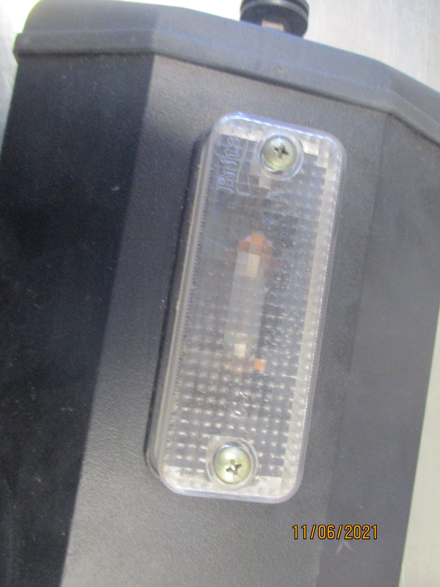 Truck Mirror 380mmx160mm Light On The Back USED VGC