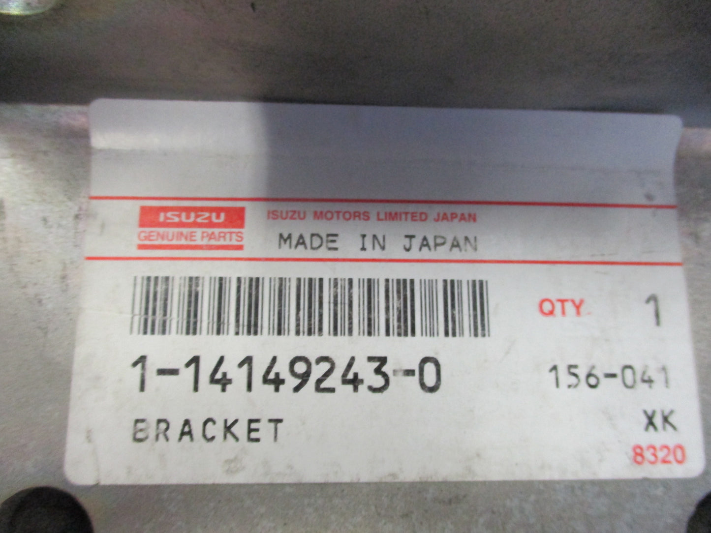 Isuzu FVR Genuine Exhaust Brake Valve Bracket New Part