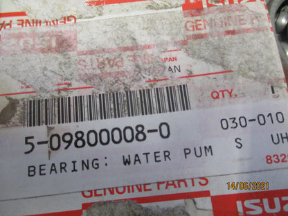 Isuzu Truck Genuine Water Pump Bearing New Part