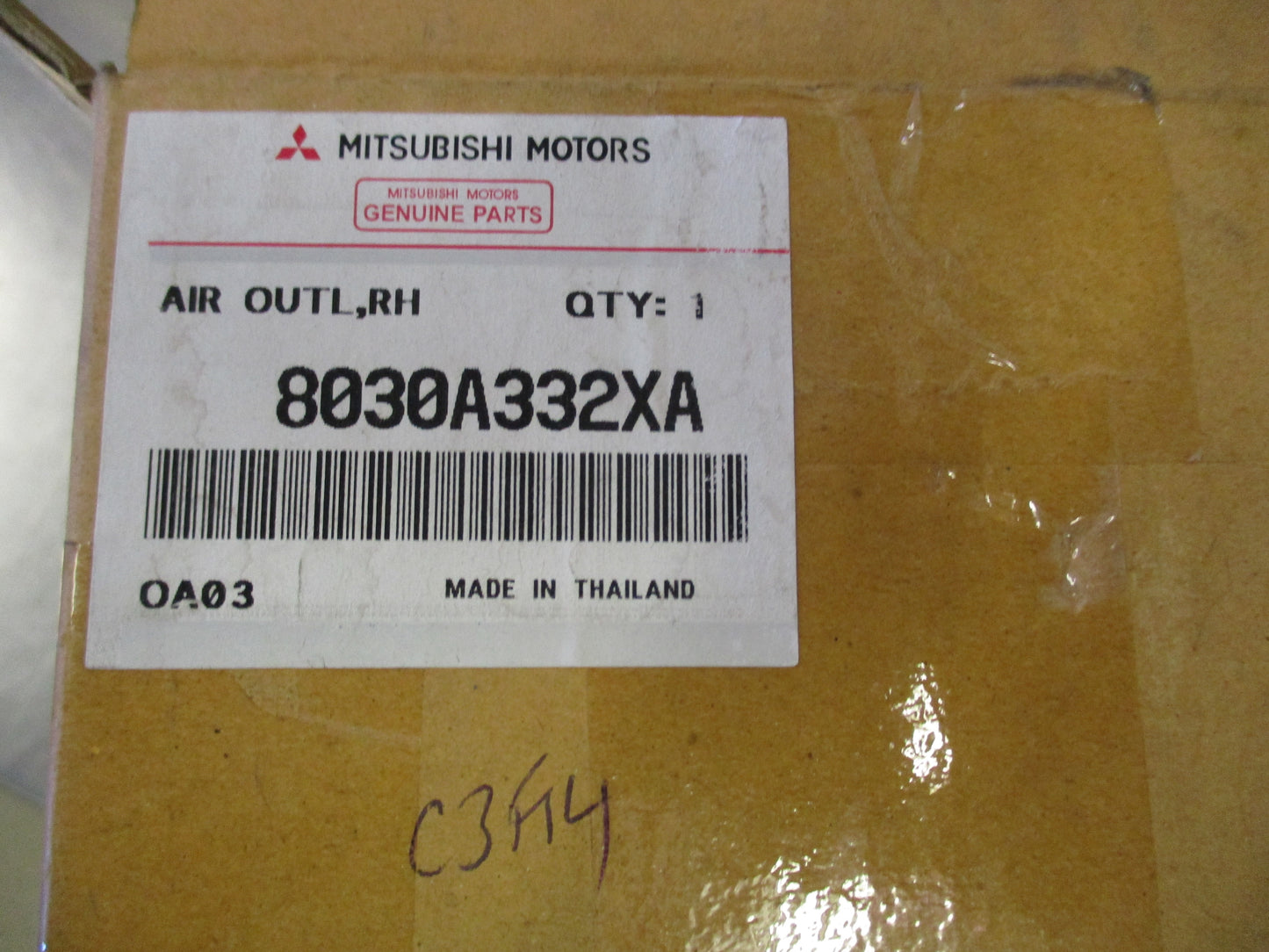 Mitsubishi Triton Genuine Right Hand Air Outlet New Part
