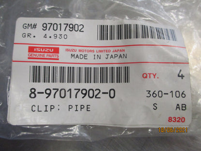 Isuzu NPR/NQR Genuine Clip For Pipe New Part