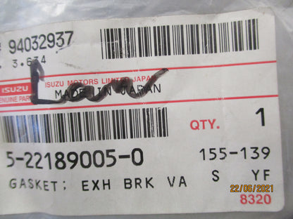 Isuzu NPR Genuine Exhaust Brake Gasket New Part