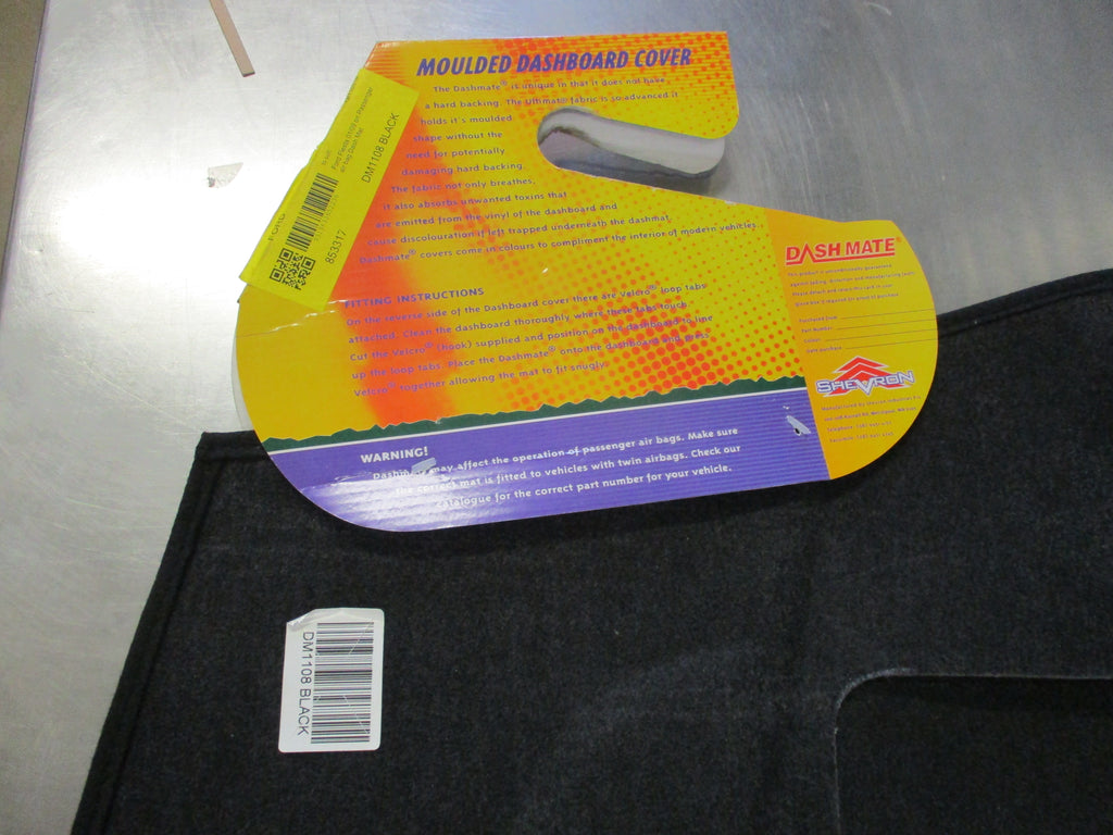 Shevron Dash Mate Ford Fiesta Moulded Dash Mat New Part Half Price