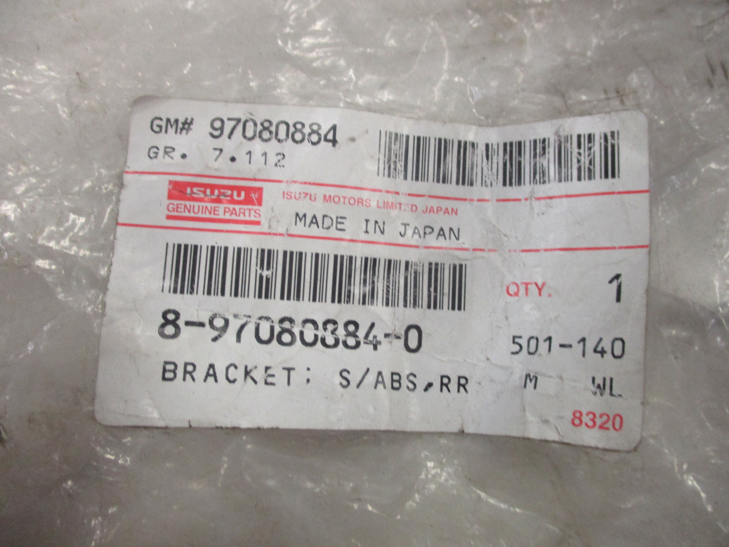 Isuzu NPR/NQR Genuine Cab Mounting Bracket New Part