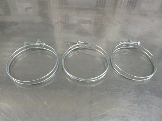 Double Wire Hose Clamp 98mm to 88mm Set of 3 New Part