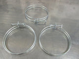 Double Wire Hose Clamp 98mm to 88mm Set of 3 New Part