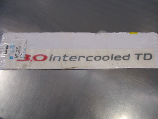 Holden Rodeo Genuine 3.0 intercooled TD Decal New Part