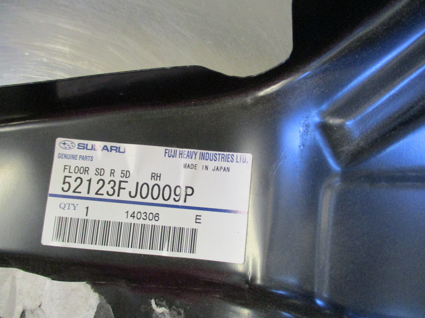 Subaru Genuine Right Rear Floor Extension New Part