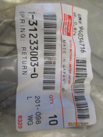 Isuzu Various Genuine Models Return Spring New Part