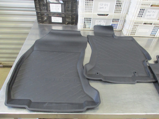 Subaru Forester Genuine Moulded Rubber Floor Mat Set New Part