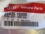 Kia Rio Genuine Hood Seal / Weatherstrip New Part