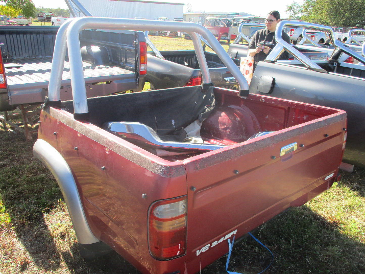 Toyota Hilux SR5 Dual Cab Tub Red 2000 Onwards Used Tub