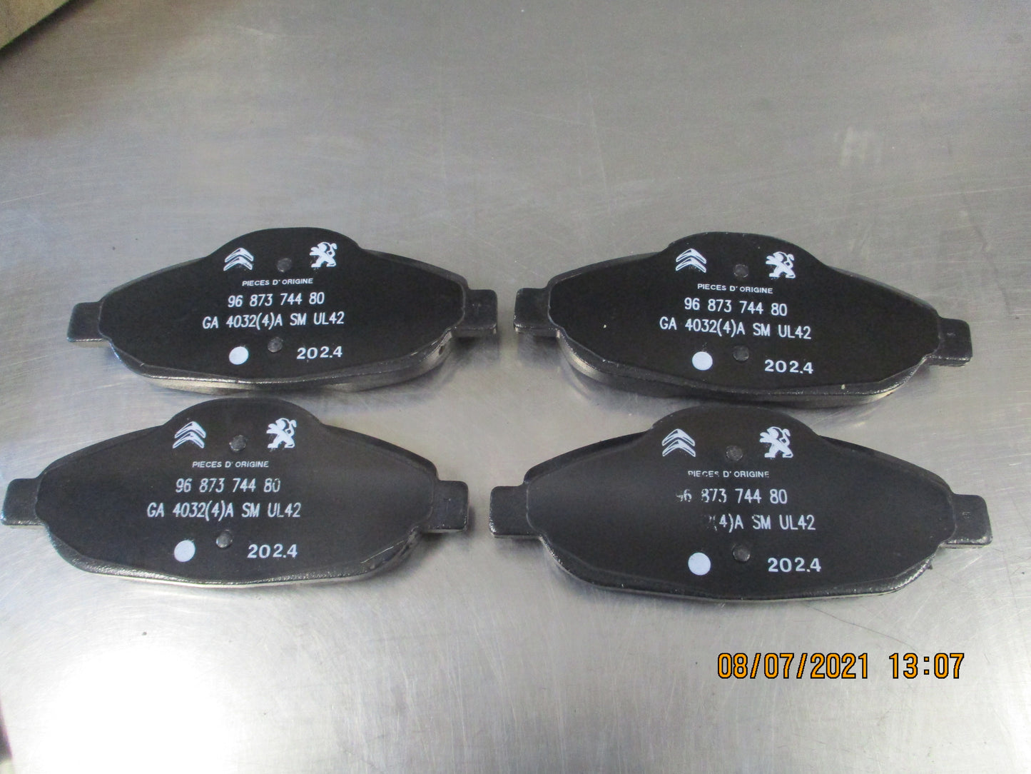 Peugeot 3008 Genuine Front Brake Pads New Part