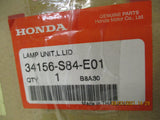 Honda Accord Genuine Left Hand Inner Tail Light New Part