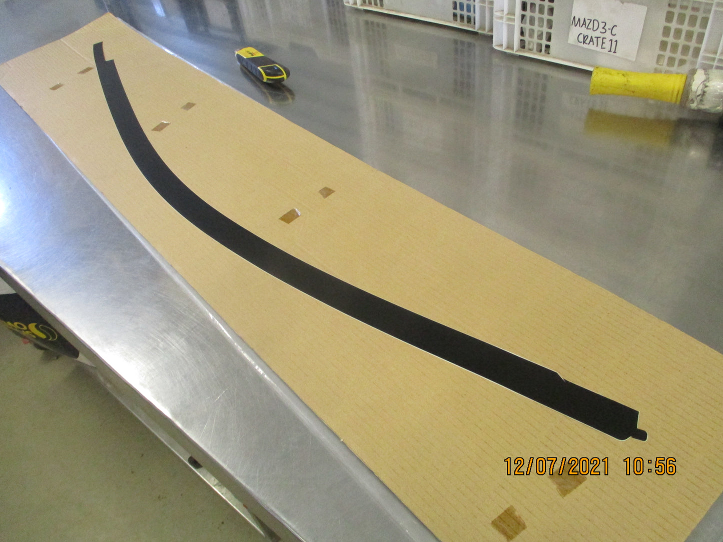 Honda Civic Genuine Right Front Door Sash Upper Tape New Part