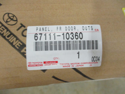 Toyota CH-R Genuine Right Hand Front Door Skin Panel New Part