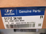 Hyundai ix35/i40/Tucson/Sonata/Optima/Sportage/Soul Genuine Front Brake Rotor Pair New Part