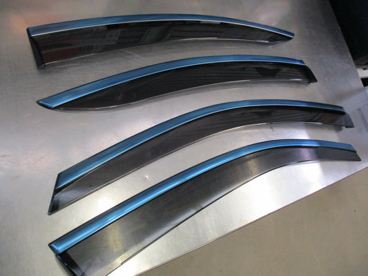 Subaru Liberty Genuine Chrome Weather Shield Set New Part