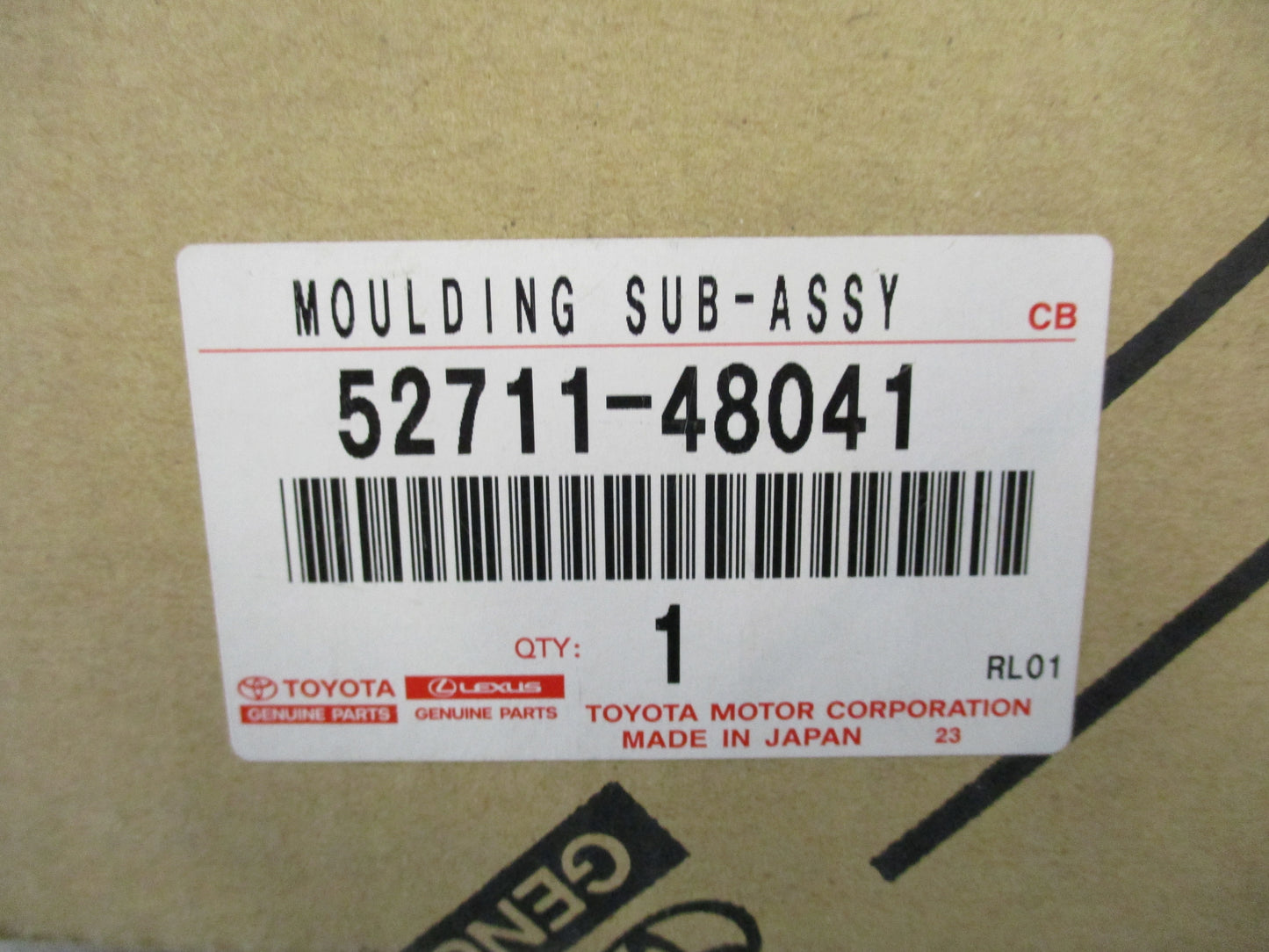 Toyota Kluger Genuine Front Bumper Moulding New Part