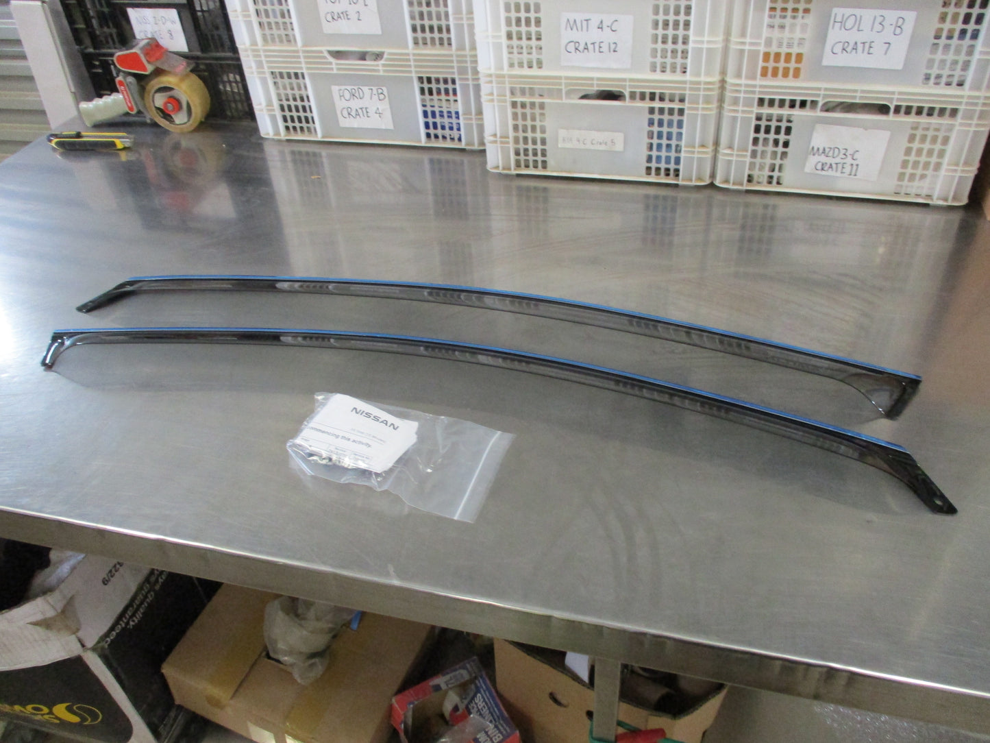 Nissan Altima Genuine Front Weathershield Set New Part
