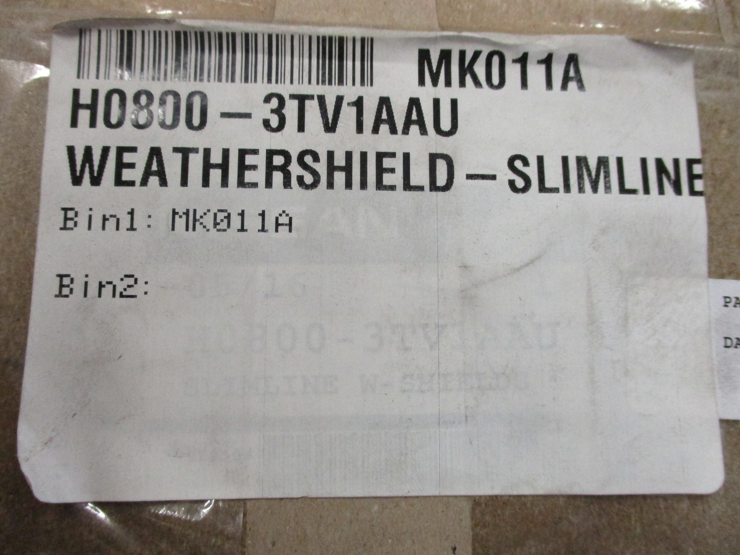 Nissan Altima Genuine Front Weathershield Set New Part