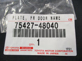 Toyota Kluger Grande Genuine Front Door Decal / Emblem New Part