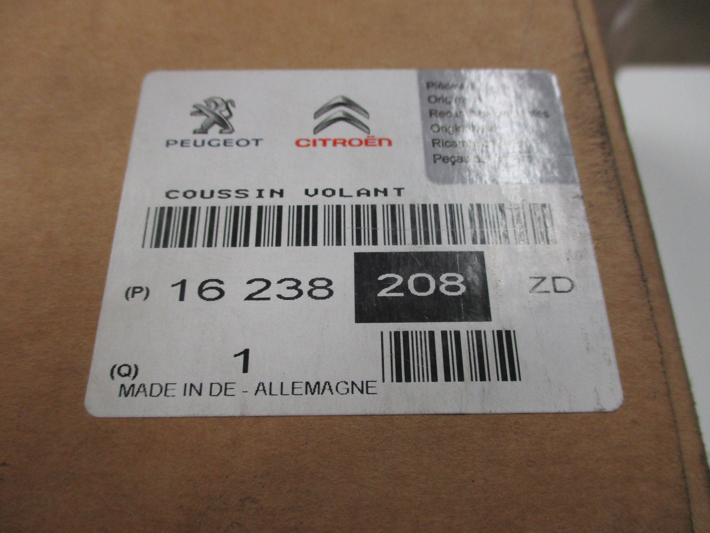 Citroen C3 Genuine Drivers Airbag Assembly New Part