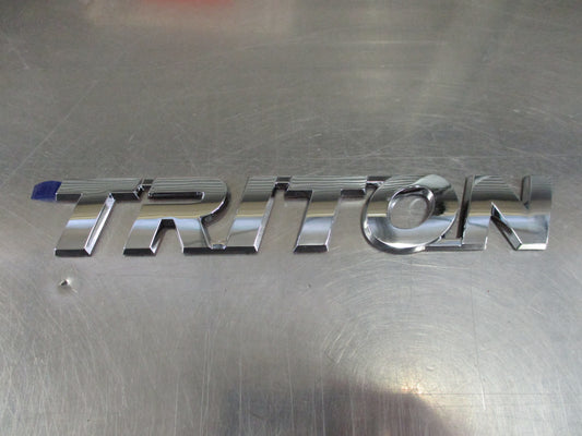 Mitsubishi Triton Genuine TRITON Badge New Part