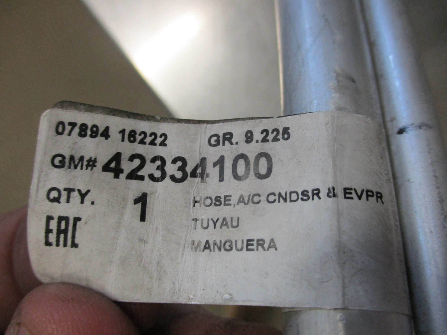Holden Barina Spark Genuine A/C Line Assembley New Part