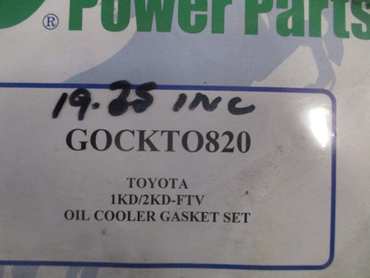 Diesel Power Parts Oil Cooler Gasket Set Suits Toyota 1KD and 2KD Engines New Part