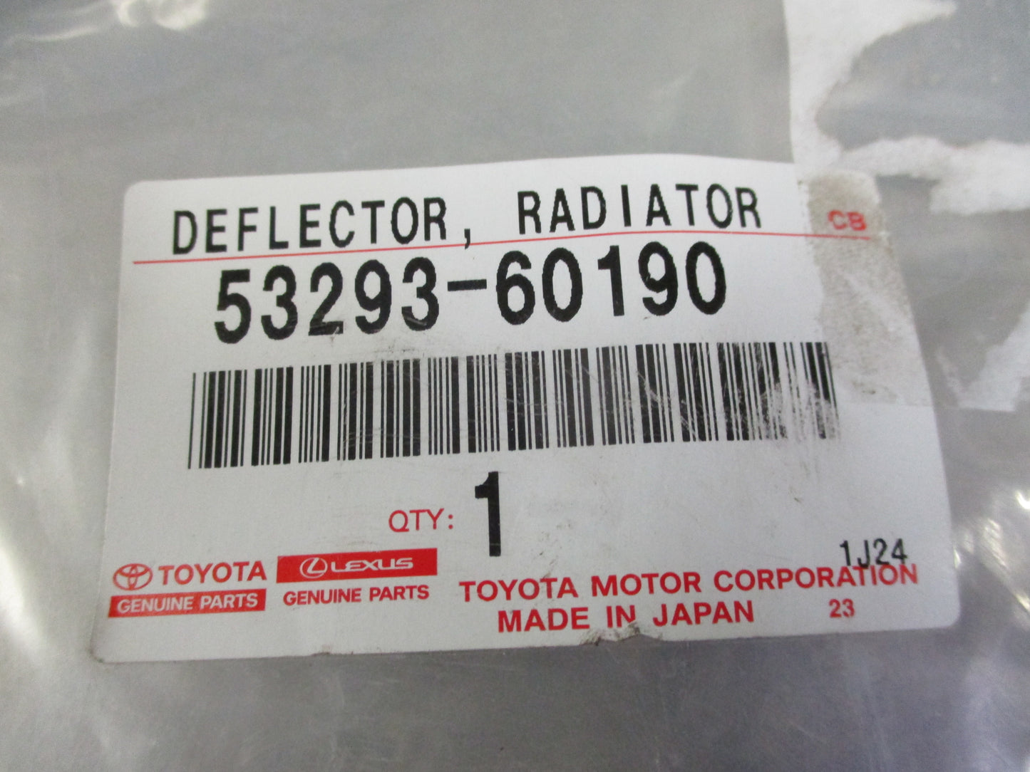 Toyota LandCruiser Deflector Radiator New Part