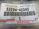 Toyota Rav4 Genuine Left Radiator Side Deflector New Part