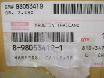 Isuzu D-Max Genuine Rear Right Body Wiring Harness New Part