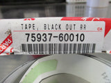 Toyota Landcruiser Genuine Black Out Tape Upper Right New Part