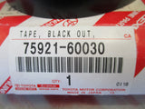 Toyota Landcruiser Black Out Tape No1 RH New Part