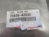 Toyota Rav4 Genuine Black Out Tape New Part