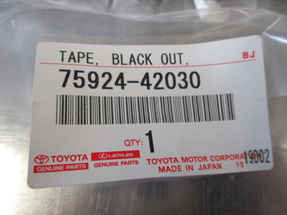 Toyota Rav4 Genuine Black Out Tape No2 LH New Part