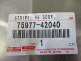 Toyota Rav4 Genuine Door Strip Rear Door Outside Lower Right New Part