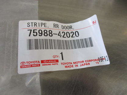 Toyota Rav4 Genuine Rear Door Outer Upper Blackout Tape New Part