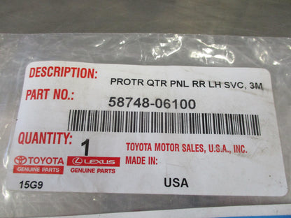 Toyota Camry Genuine Quarter Panel Protector New Part