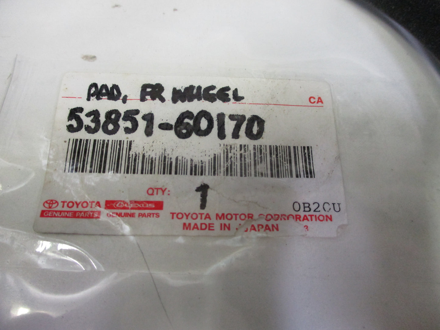 Toyota Landcruiser Genuine Front Wheel Opening Extension Pad New Part