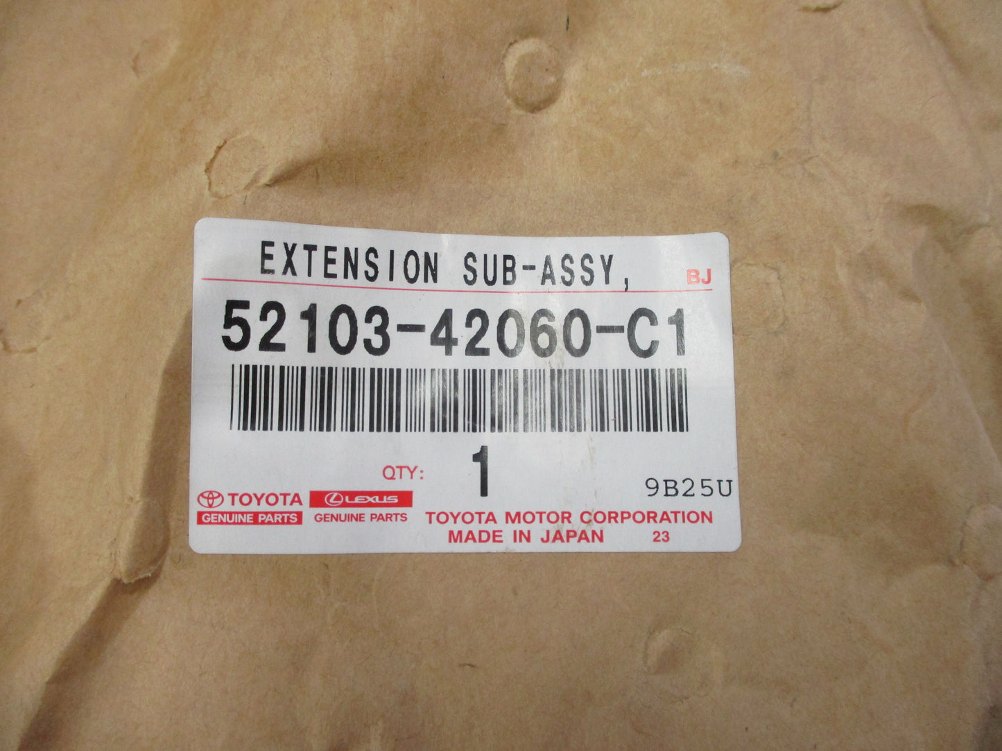 Toyota Rav4 Genuine Front Bumper Extension Sub Assembly New Part