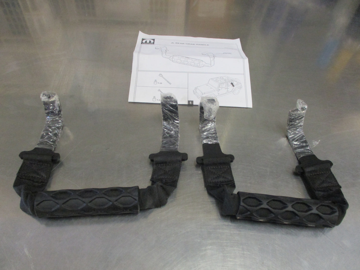 Jeep JL Wrangler/JT Gladiator Genuine Rear Grab Handle Pair New Part