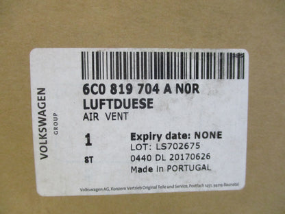 Volkswagen Polo Genuine Right Hand Black Air Vent Assembly New Part