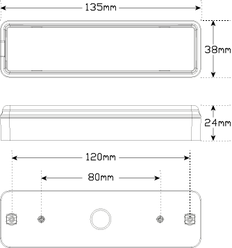 LED Autolamps Front Indicator / Front position Lamps New Part