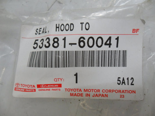 Toyota Landcruiser Genuine bonnet front seal new part